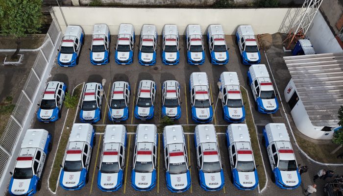 As 27 novas viaturas operacionais semiblindadas vão ser distribuídas a unidades da Polícia Militar em Piraí, Volta Redonda, Angra dos Reis, Resende e Paraty (Rafael Campos)