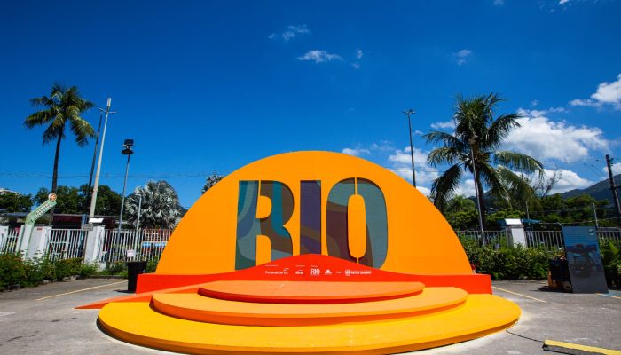 Experiência imersiva e instagramável na entrada do evento_Crédito Ascom Setur-RJ