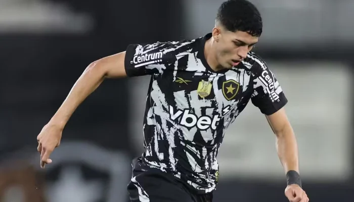 Jair Cunha em Botafogo x Juventude, pelo Brasileirão 2025 — Foto: Vitor Silva/BFR