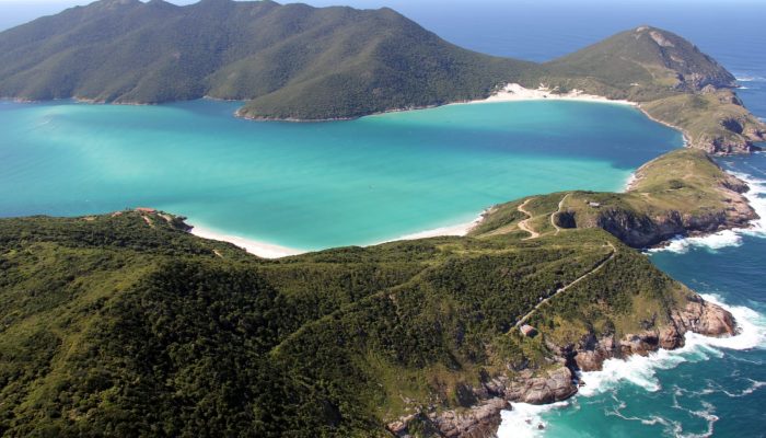 Vista aérea de Arraial do Cabo