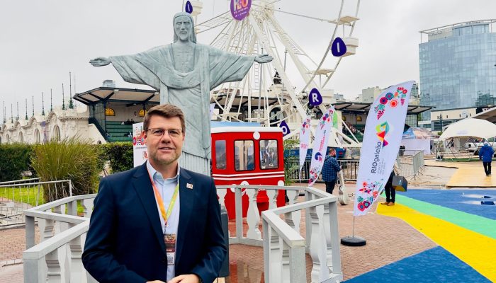 O secretário de Estado de Turismo, Gustavo Tutuca, destacou a importância dos argentinos para o crescimento do turismo carioca. Foto: Nilo Junior